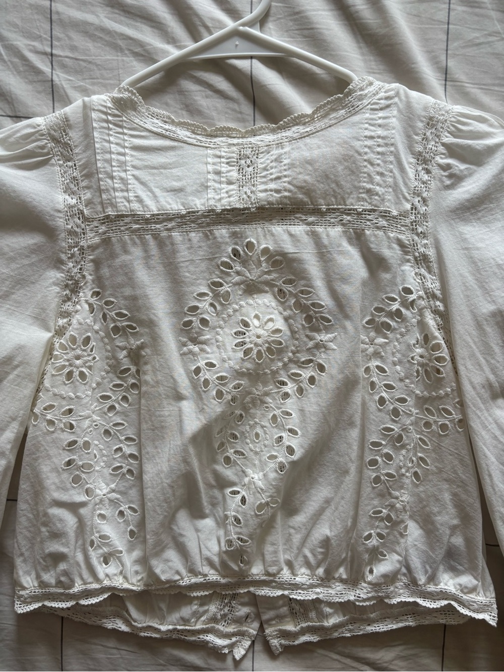 Sezane Enea Blouse Ecru 34 - Picture 5 of 12